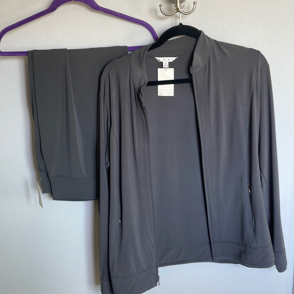 NWT Cabi Gray Track Suit